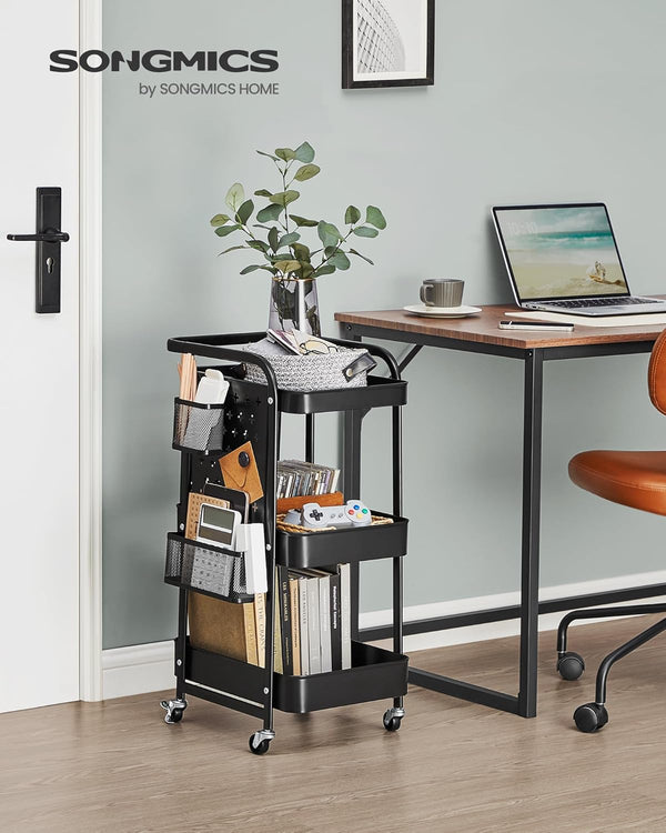3-Tier Metal Kitchen Trolley - Karrari