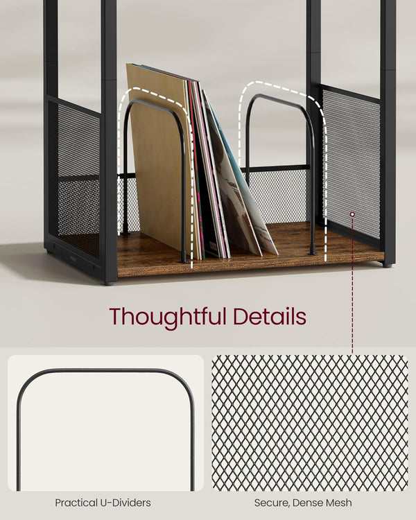 3-Tier Side Table, End Table for Living Room - Karrari