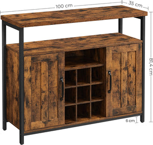2-Door Sideboard - Wine Rack - Karrari