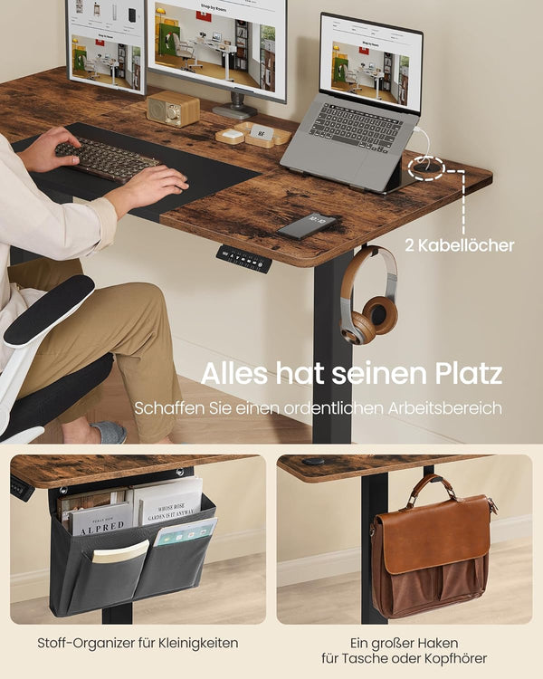 Electric Standing Desk – Adjustable Height with Memory Function - Karrari