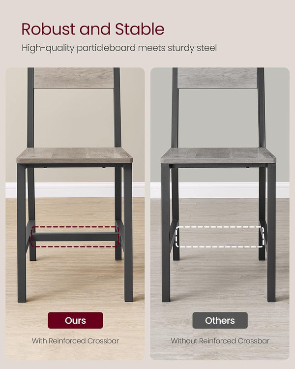 Industrial Dining Chairs (set of 2) - Karrari