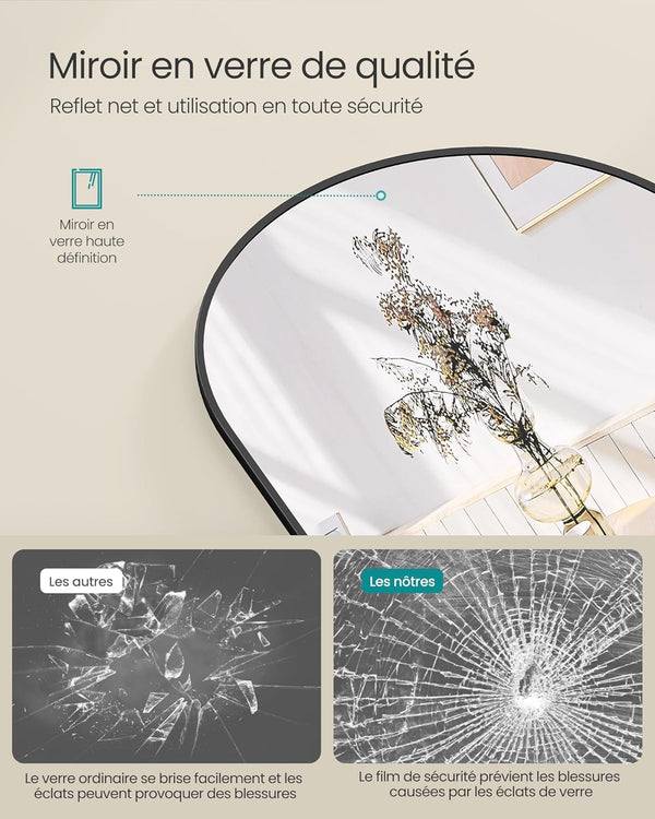 Full Length Floor Mirror with Stand (50x160cm)