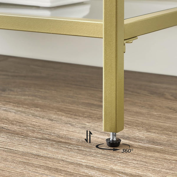 Gold Console Table with 3-Tier - Karrari