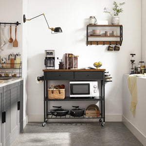 Kitchen Storage Trolley with Drawers