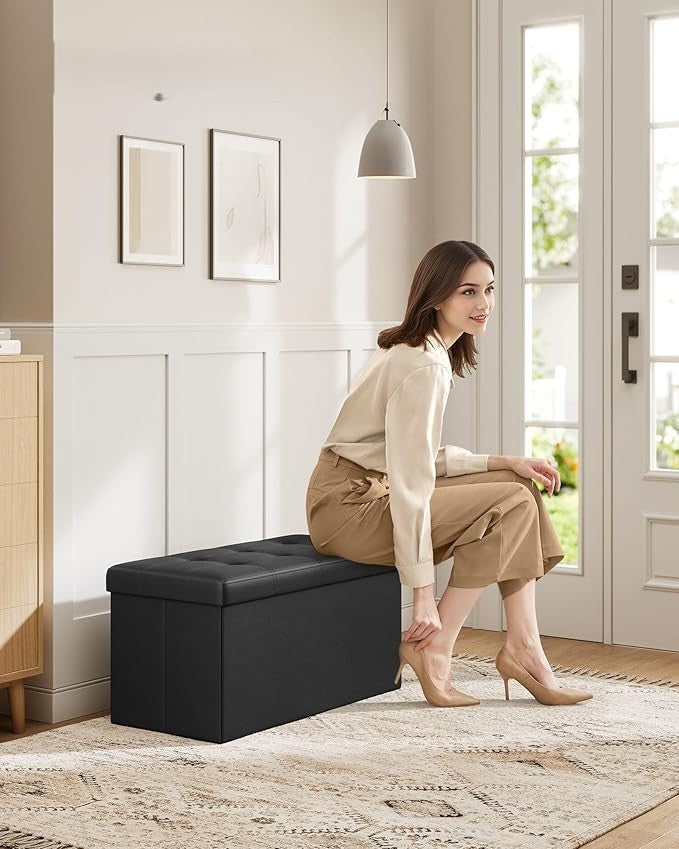 Folding Storage Ottoman Bench - Karrari