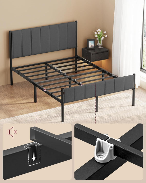 Double Metal Bed Frame (140x200cm)