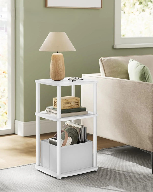 3-Tier Side Table with Basket - Karrari