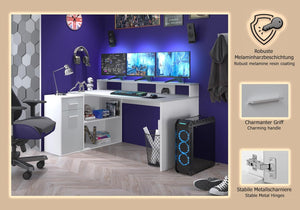 “Gamer” Corner Desk Combination - Karrari
