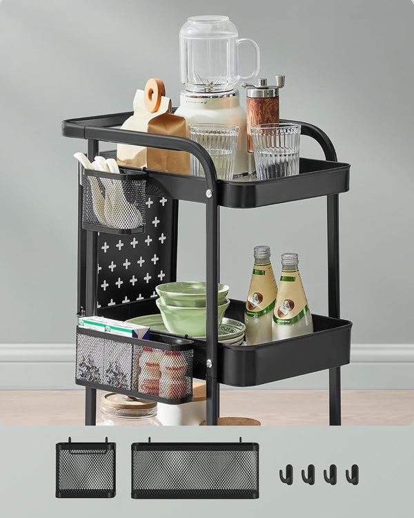 3-Tier Metal Kitchen Trolley - Karrari