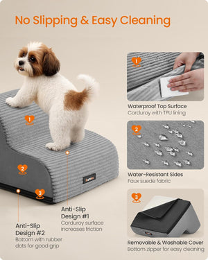 2-Step Dog Stairs with Anti-Slip Designs - Karrari