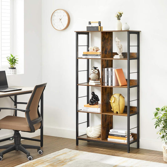 Bookcase, Bookshelf, Ladder Shelf 4-Tier, Display Storage Rack Shelf