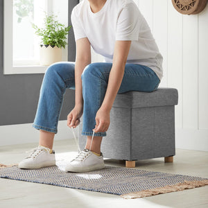 Folding Bean Bag Storage Stool - Karrari