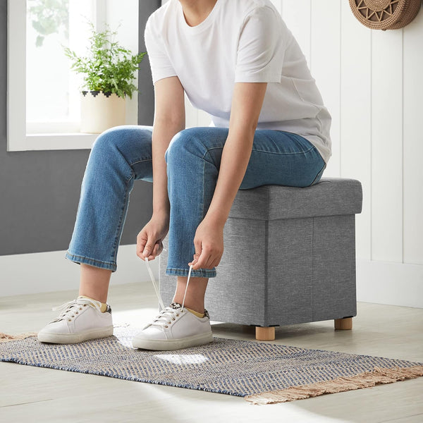 Folding Bean Bag Storage Stool - Karrari