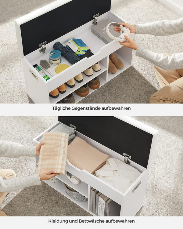 Padded Shoe Storage Bench