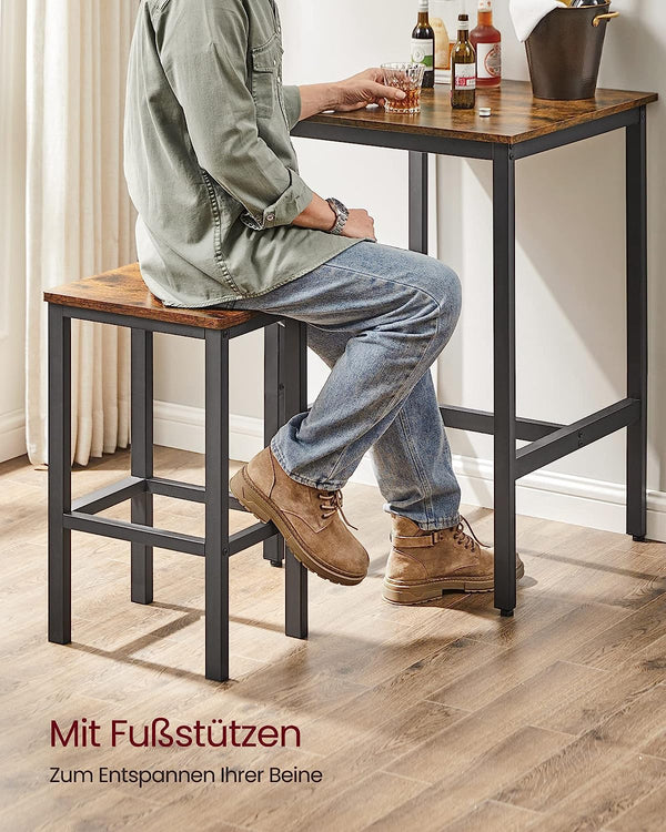 Square Bar Table Set - Karrari