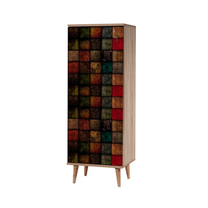 Shoe Cabinet Filinta Melamine Multicolor - Karrari