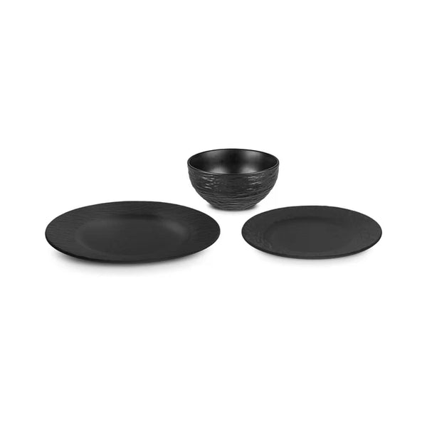 Karaca Solem Embossed Stoneware Dinner Set – 18 Piece - Karrari