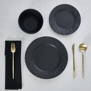 Karaca Solem Embossed Stoneware Dinner Set – 18 Piece - Karrari