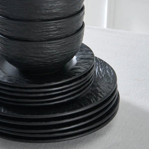 Karaca Solem Embossed Stoneware Dinner Set – 18 Piece - Karrari