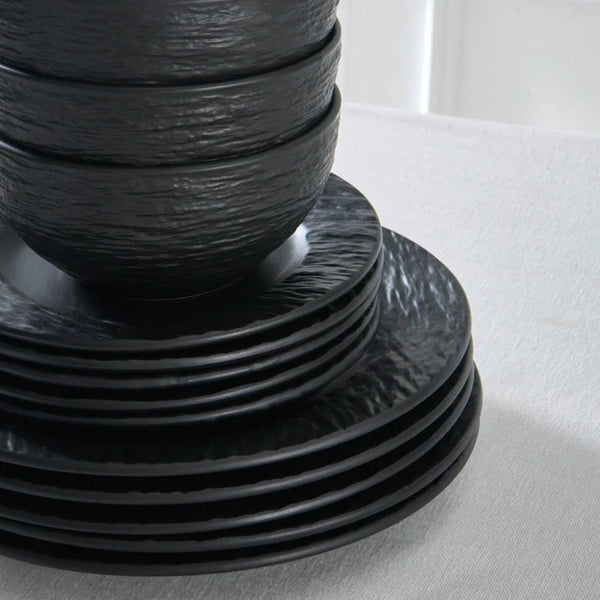 Karaca Solem Embossed Stoneware Dinner Set – 18 Piece - Karrari