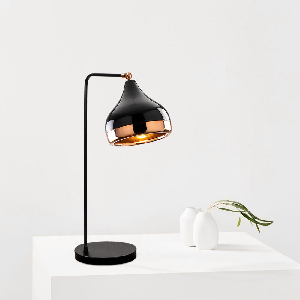 Black & Copper Adjustable Desk Lamp - Karrari