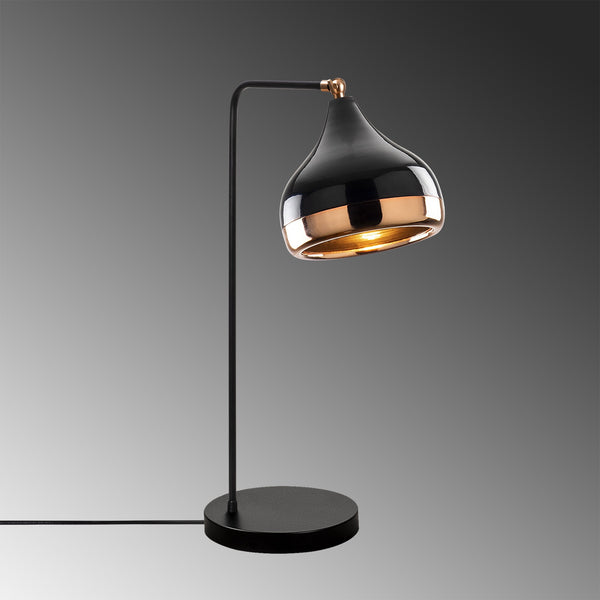 Black & Copper Adjustable Desk Lamp - Karrari