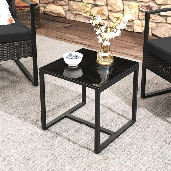 3-Piece PE Rattan Garden Furniture Set
