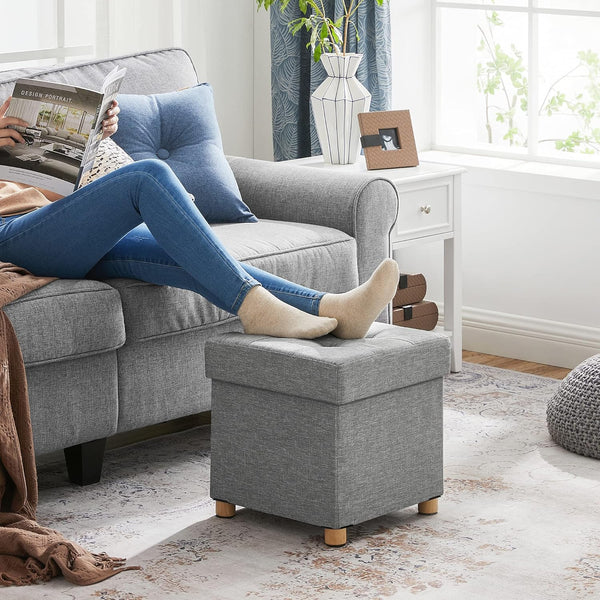 Folding Bean Bag Storage Stool - Karrari