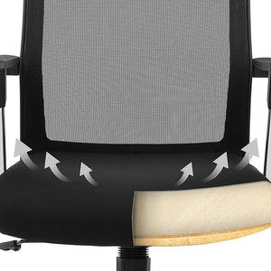 Office Chair – Mesh Back, Adjustable Height & Rocker - Karrari