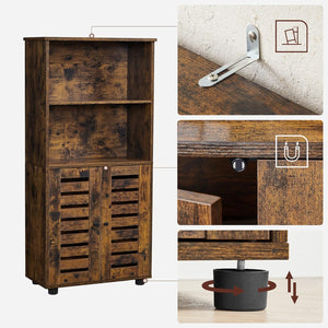 Floor Standing Storage Cabinet with Doors - Karrari