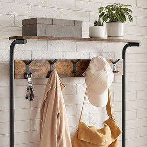 Clothes Rack with 5-Tier Shoe Storage & Hooks - Karrari