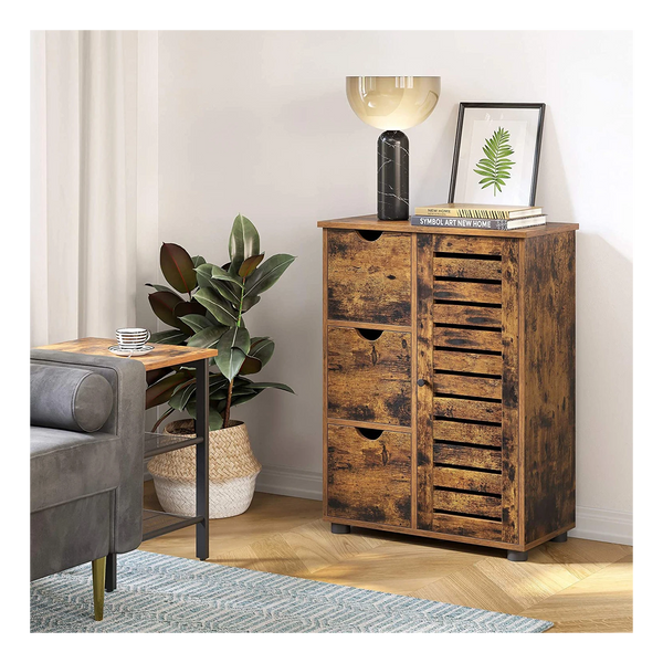 Bathroom Sideboard with Drawers & Shelves - Karrari