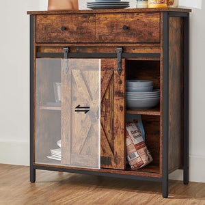 Sideboard with Sliding Barn Door - Karrari