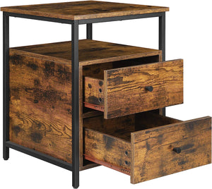 Bedside Table with 2 Drawers - Karrari