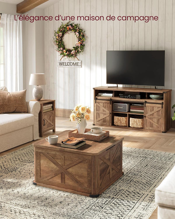 Square Coffee Table with Lids - Karrari