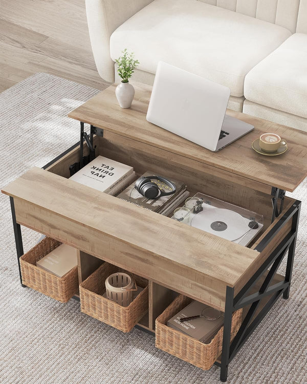 Lift-Top Coffee Table with Storage - Karrari