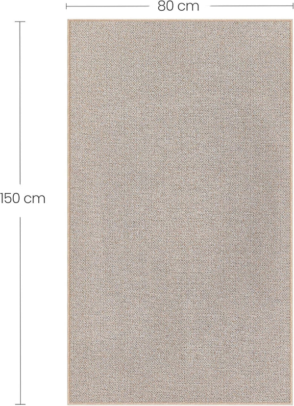 Jute-Look Area Rug (80x150cm) - Karrari