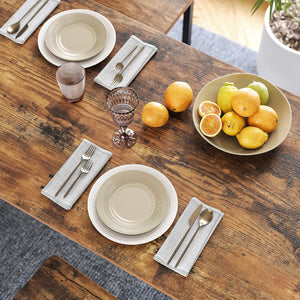 Industrial Bar Table with Metal Frame