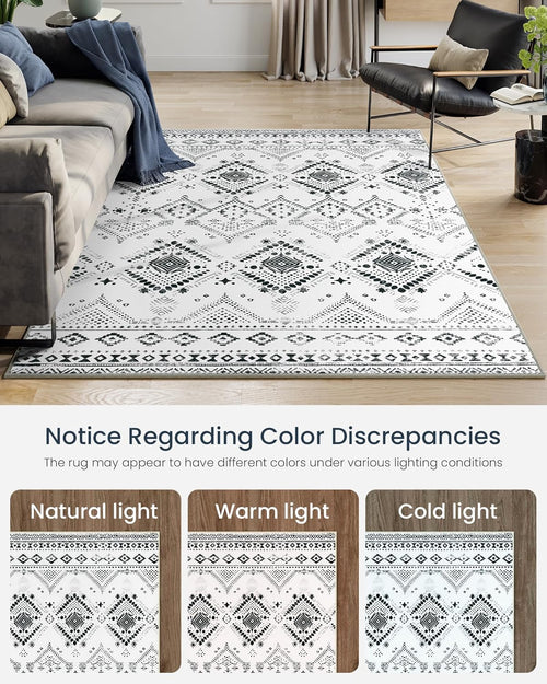 Boho Area Rug – Non-Slip (214x153cm) - Karrari
