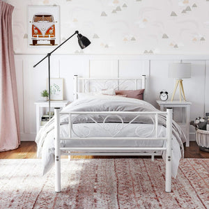 Single Metal Bed Frame (198x91.8cm)