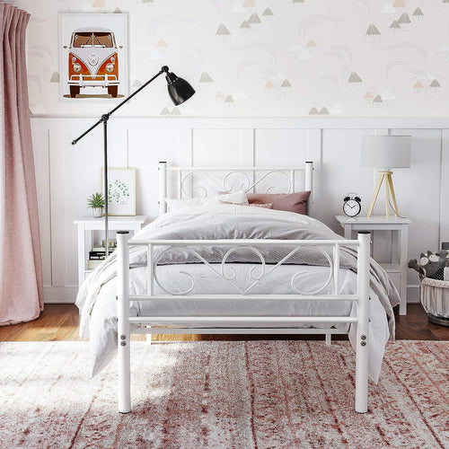 Single Metal Bed Frame (198x91.8cm)