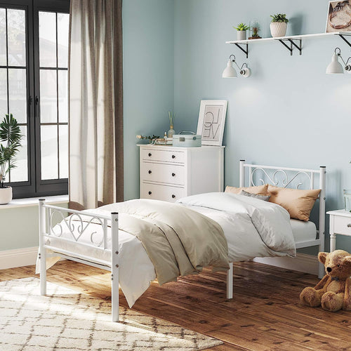 Single Metal Bed Frame (198x91.8cm)