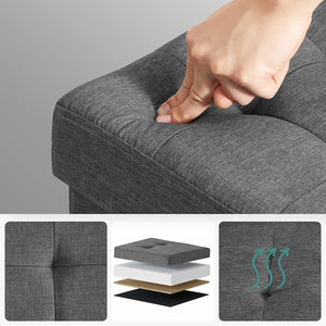 Small Folding Storage Stool Cube - Karrari