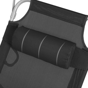 Adjustable Sun Lounger, Lightweight & Foldable