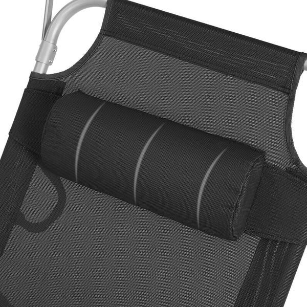 Adjustable Sun Lounger, Lightweight & Foldable