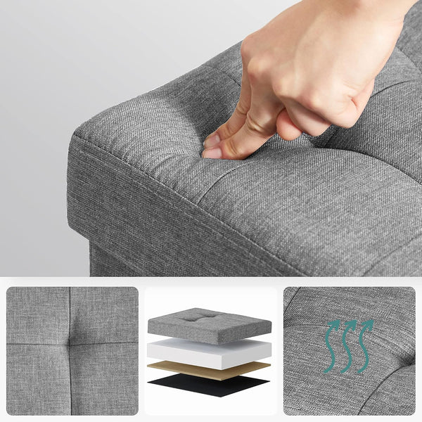 Folding Bean Bag Storage Stool - Karrari