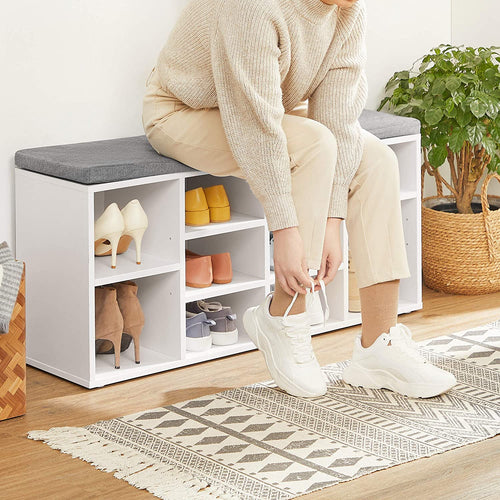 Shoe Bench with Cushion