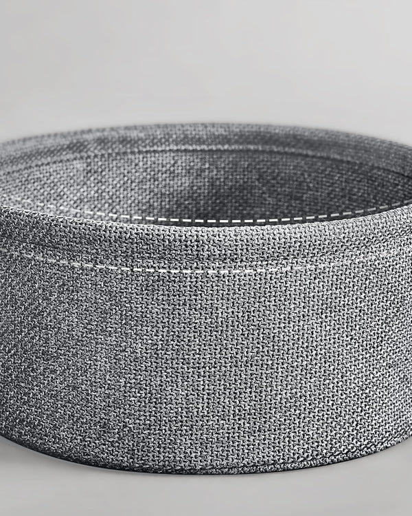 Round Side Table with Charging Station & Basket