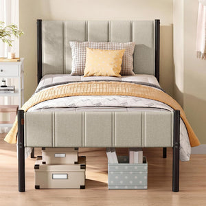 Single Metal Bed Frame (90x190cm)
