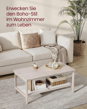 2-Tier Storage Coffee Table - Karrari
